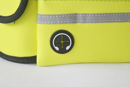 Reflective Pet Leash Waist Bag