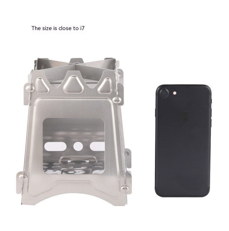 Portable Stainless Steel Folding Camping Stove