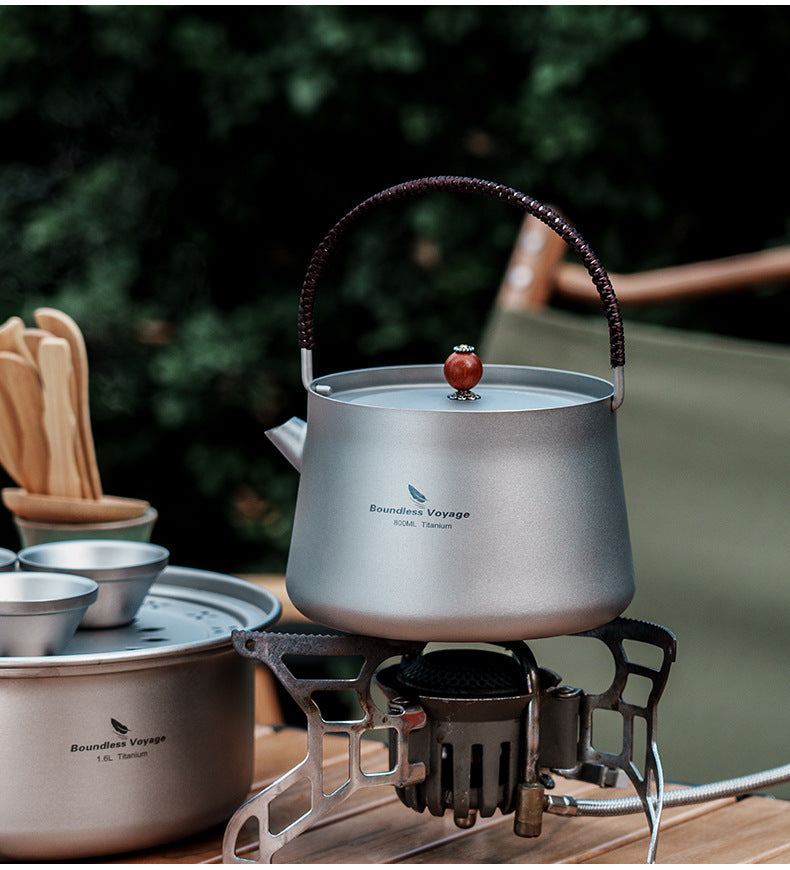 Outdoor Portable Kettle by Boundless Voyage