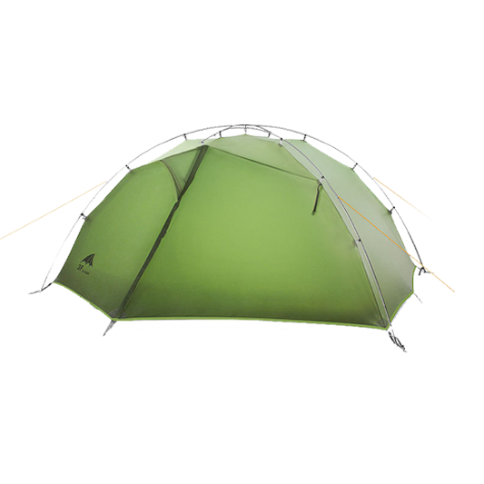 Double Layer Outdoor Camping Tent With Silicon Coating For Two People