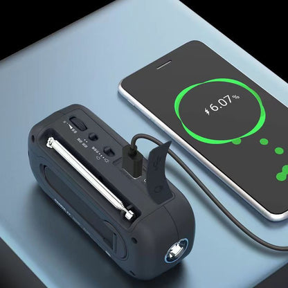 Hand-cranked/Rechargeable Generator Radio by Panda