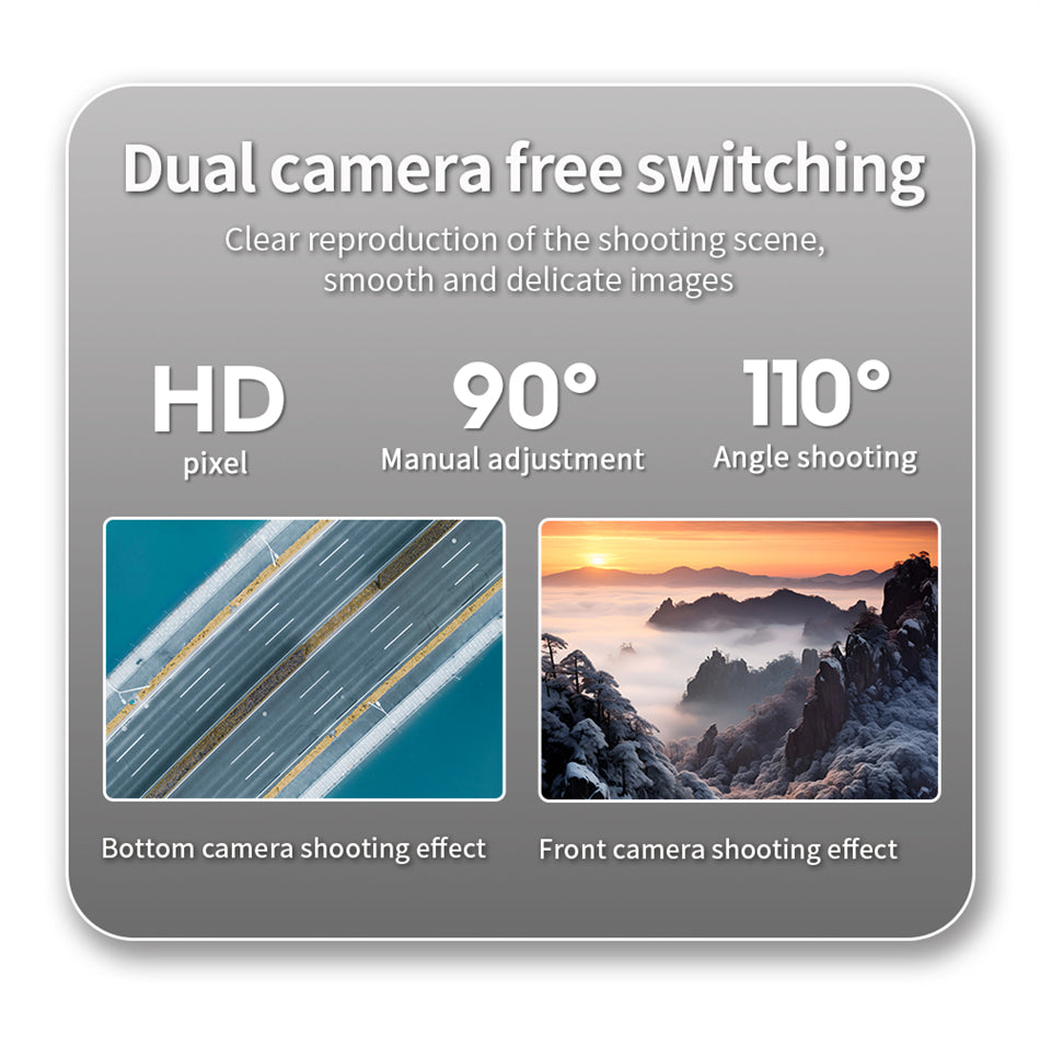 360 Rolling HD Dual Camera Drone by K13 Max