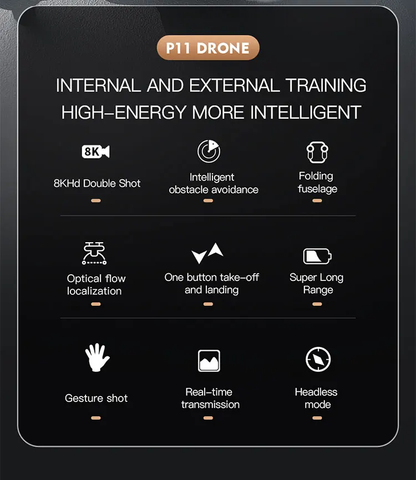 P11 UAV 8K Dual HD Camera Drone