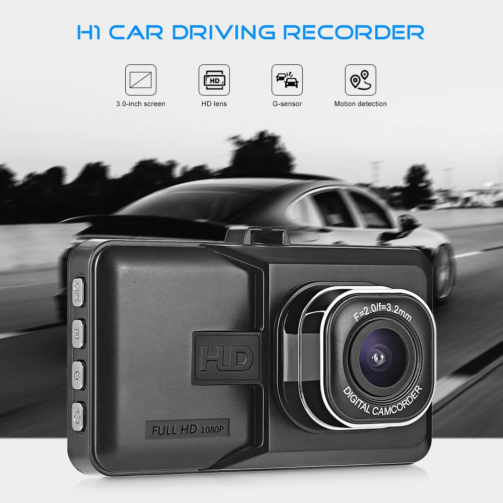 Black Box Dash Cam 1080P HD With G-Sensor Looping Car Camera