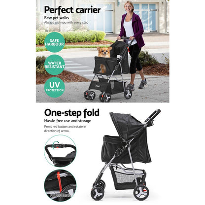 i.Pet Foldable Pet Stroller