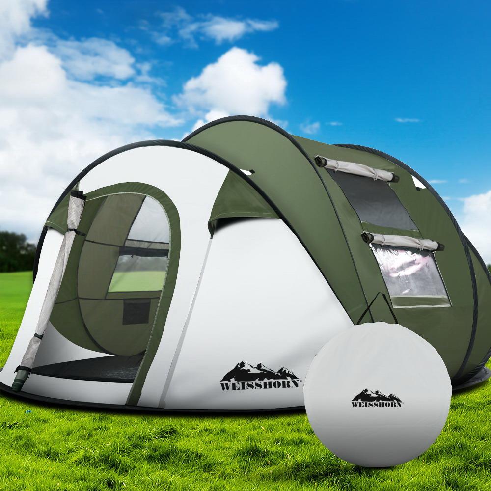Weisshorn 5 Person Pop-Up Camping Dome Tent