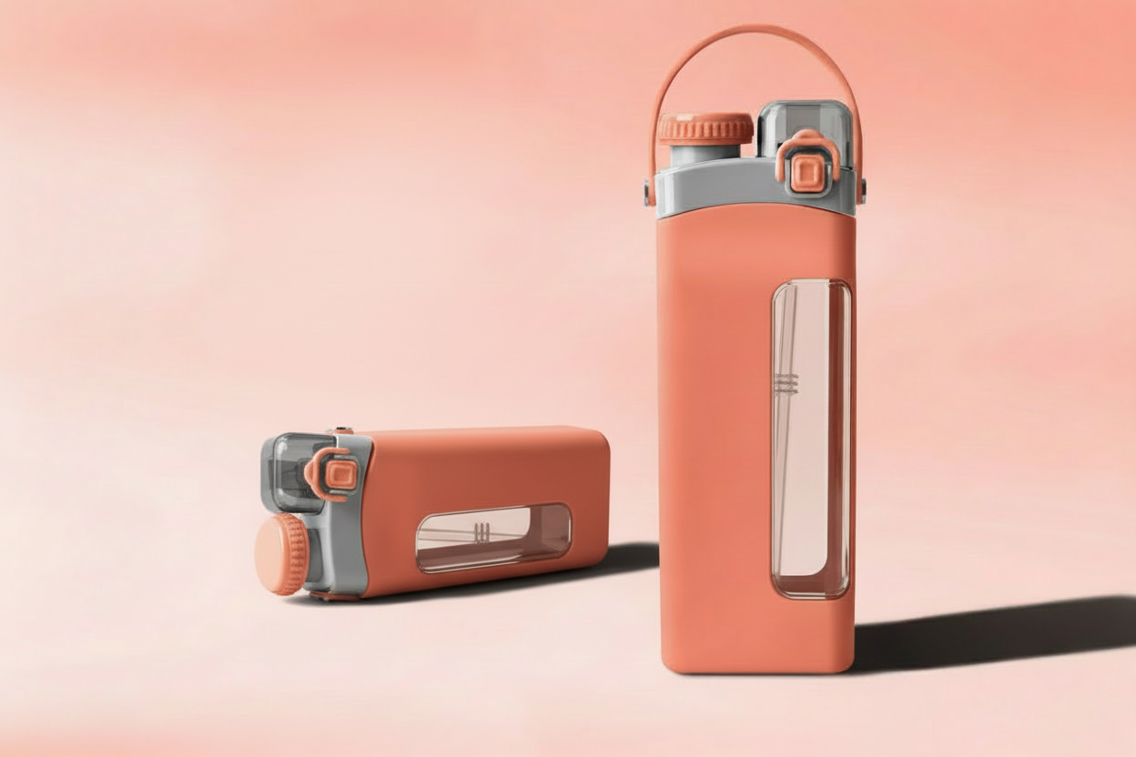 600ML Portable Silicone Fitness Folding Cup