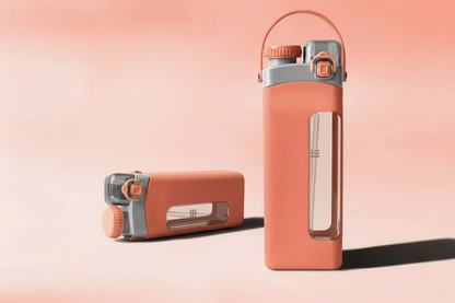 600ML Portable Silicone Fitness Folding Cup